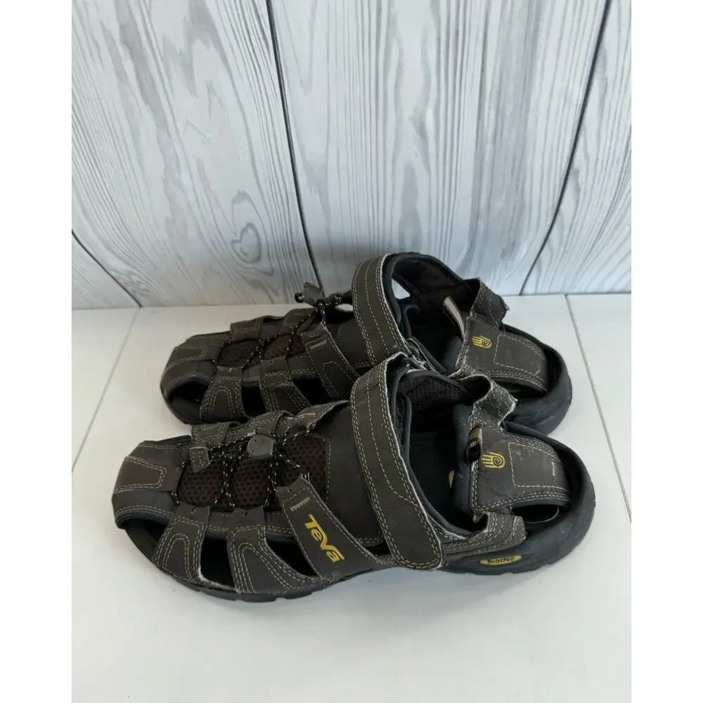 TEVA Forebay Sandals Men’s Size 11 Sport Hiking Turkish Coffee ShocPad (READ)